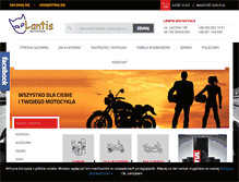 Tablet Screenshot of lantis.pl